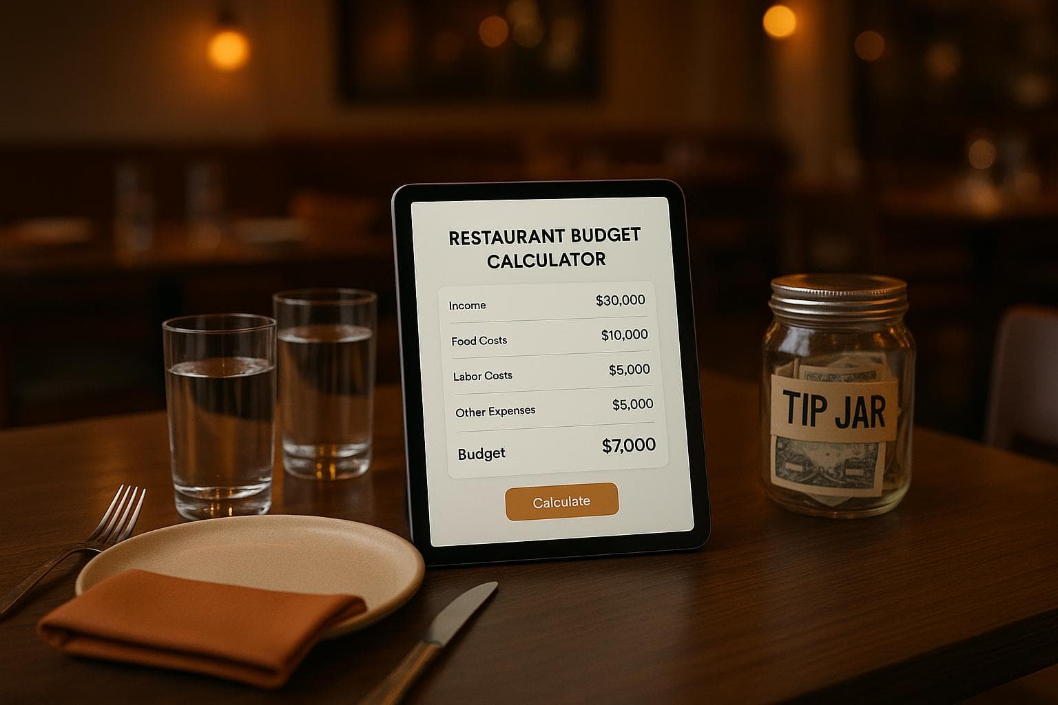 Restaurant Budget Calculator