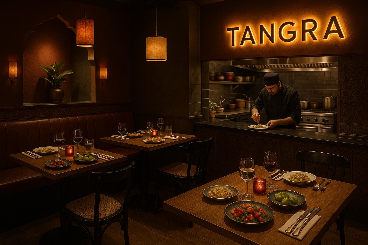 New Bold Indo-Chinese Restaurant Tangra Opens in Soho